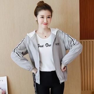 Áo khoác nữ Áo khoát nữ gió dù 2 lớp chống nắng Honey rất hot hàng chuẩn hàng đẹp-M038-Ao khoac nu Ao khoat nu gio du 2 lop chong nang