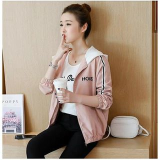 Áo khoác nữ Áo khoát nữ gió dù 2 lớp chống nắng Honey rất hot hàng chuẩn hàng đẹp-M038-Ao khoac nu Ao khoat nu gio du 2 lop chong nang