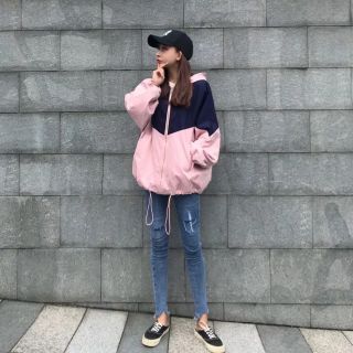 Áo khoác dù 2 màu- Áo khoác Nữ