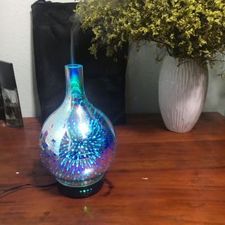 Máy khuếch tán tinh dầu 3d thuỷ tinh siêu sang giá rẻ