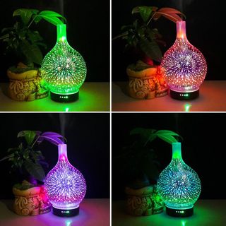 Máy khuếch tán tinh dầu 3d thuỷ tinh siêu sang giá rẻ