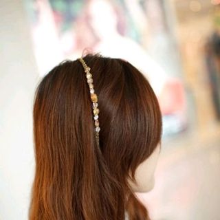 cài tóc phong cách Hàn cài tóc đính hạt