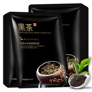Mặt nạ Đen Dưỡng Ẩm Trà Đen/Đậu Đen/Gạo Image Bioaqua - sieure247