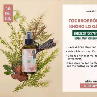 Cao Thảo Dược - Chống Gãy Rụng Kích Mọc Tóc