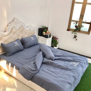 Bộ Chăn Ga Gối Đũi Nhiệt Đới Cao Cấp CG001 giá sỉ​ giá bán buôn
