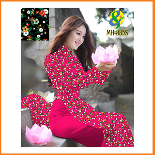 Vải Áo Dài hoa nhí MH-885