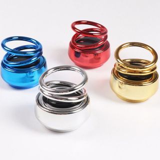 Sáp thơm trang trí ô tô bàn làm việc - Vòng xoay vô cực - Mầu Bạc - B0001
