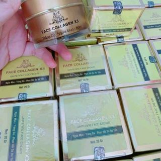 Kem Face Collagen X3 Trắng Da Căng Bóng
