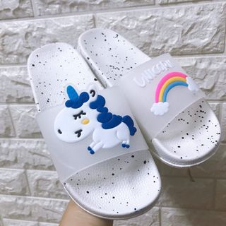 Dép Unicorn Kỳ lân Xanh / Cầu vồng