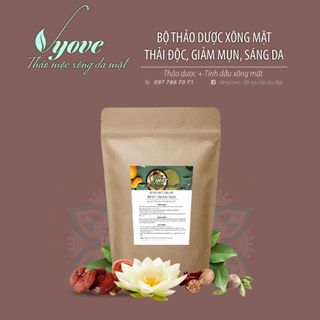 Bột thảo mộc thuốc Bắc rửa mặt Trị Mụn Nám