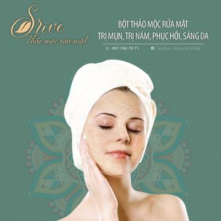Bột thảo mộc thuốc Bắc rửa mặt Trị Mụn Nám