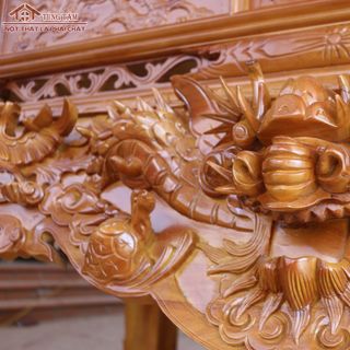 Sập Thờ gỗ mít ta chân 14
