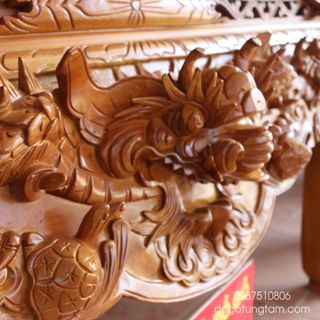 Sập Thờ gỗ mít ta chân 14