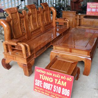 Bộ bàn ghế kệ tivi phòng khách