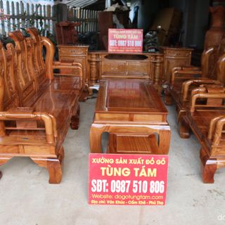 Bộ bàn ghế kệ tivi phòng khách giá sỉ