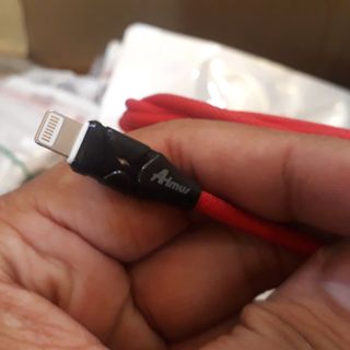 Cáp Sạc Aimus Lightning Apple Iphone Ipad Sạc Nhanh Tự ngắt và chuyển dòng điện Amazon