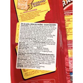 BÁNH LÚA MUNCHY’S Có Đường 390G 3 GÓI