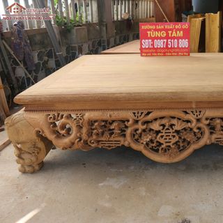 Sập Gụ Ngũ Phúc 1m8 chân 24