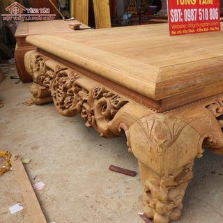 Sập Gụ Ngũ Phúc 1m8 chân 24