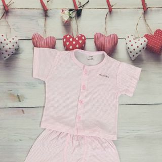 Áo sơ sinh cộc tay Nou