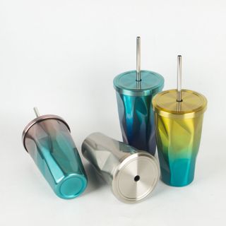 Ly giữ nhiệt 500ml kèm ống hút