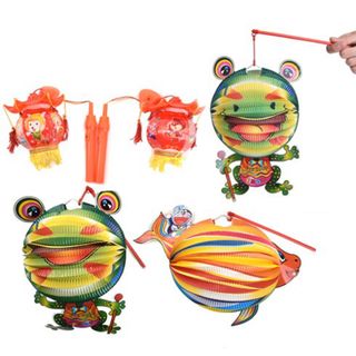 Đèn trung thu giấy xếp