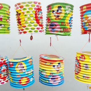 Đèn trung thu giấy xếp