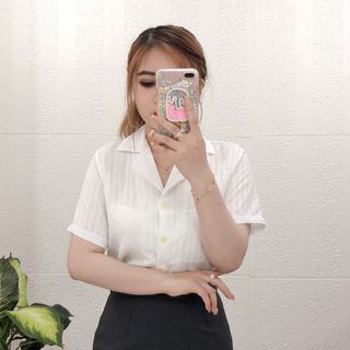 Ó SƠ MI CỔ VEST CROPTOP giá sỉ