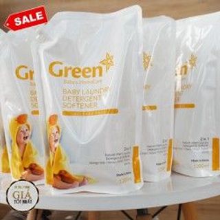 NƯỚC GIẶT XẢ TRẺ EM GREEN 1200ML HƯƠNG VANI
