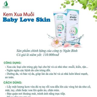 KEM XUA MUỖI BABY LOVE SKIN