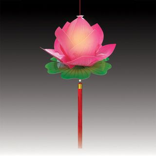 Lồng Đèn Hoa Sen - Quốc Hoa 55 x 55 x 35 cm