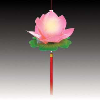 Lồng Đèn Hoa Sen - Quốc Hoa 55 x 55 x 35 cm