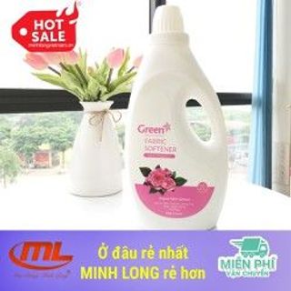 NƯỚC XẢ GIA ĐÌNH GREEN 2000ML CHAI HƯƠNG HOA HỒNG giá sỉ