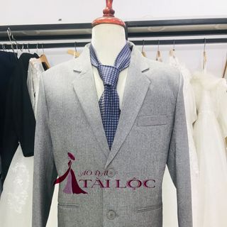 Vest ông sui xám lông chuột vải đẹp