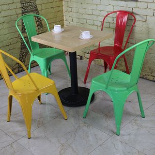 Ghế sắt cafe tolix nhiều màu