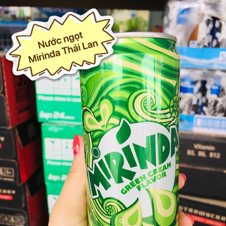 Thùng 24 lon x 330ml nước ngọt Mirinda soda kem Thái Lan giá sỉ