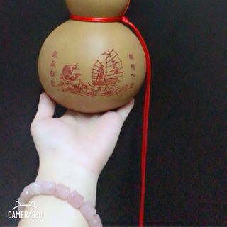 Quả hồ lô cầu tài lộc cỡ 20cm quả thật