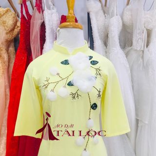 xưởng may áo dài bưng quả Vàng