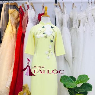 xưởng may áo dài bưng quả Vàng