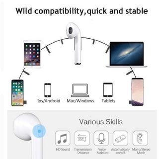 Tai Nghe Bluetooth Không Dây I9S TWS Âm Thanh Cực Hay Dành Cho IOS Hoặc Android
