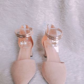 Giày sandal cao got quai đính đá
