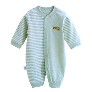 Bộ áo liền quần cho bé sơ sinh cotton thun thoáng mát 116