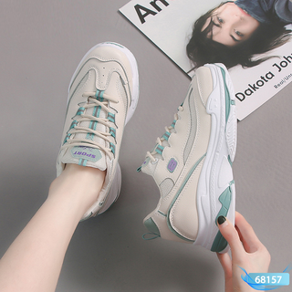 GIÀY THỂ THAO NỮ 68157 TRẮNG HỒNG - GIÀY SNEAKER NỮ