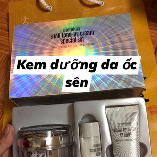 Set kem ốc sên dưỡng trắng da GOODAL Premium Snail Tone Up Cream