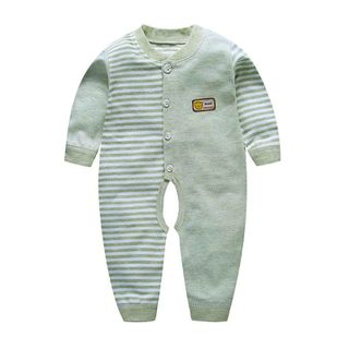 Bộ áo liền quần cho bé sơ sinh cotton thun thoáng mát 117