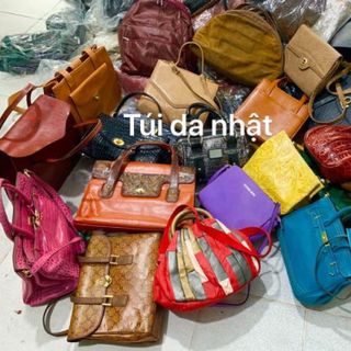 Túi da thật và da tổng hợp tuyển chọn từng chiếc độc đen chất