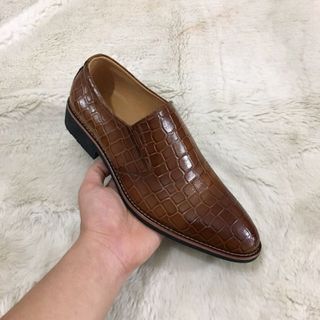 giày mọi nam công sở chất da bò