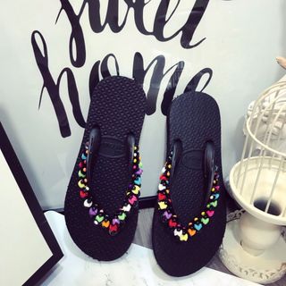 Dép xốp đính hạt