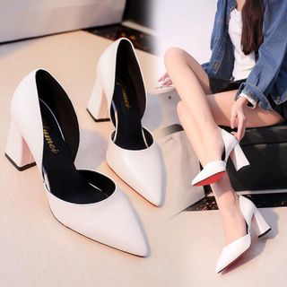 Giày cao gót hở eo