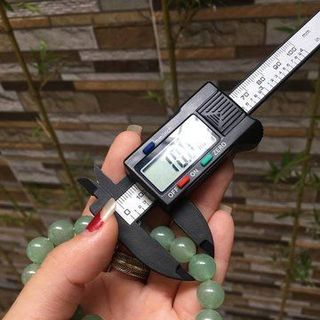 Thước đo kích cỡ hạt đá phong thủy charm hạt bi ngọc trai đá quý